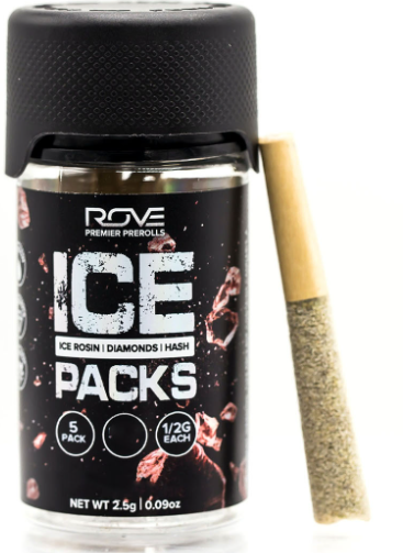 Rove Ice Pack - Watermelon Burst - 5 x .5g Infused Prerolls
