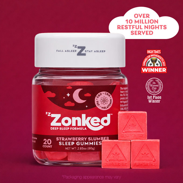 Zonked Strawberry Slumber Gummy Jar