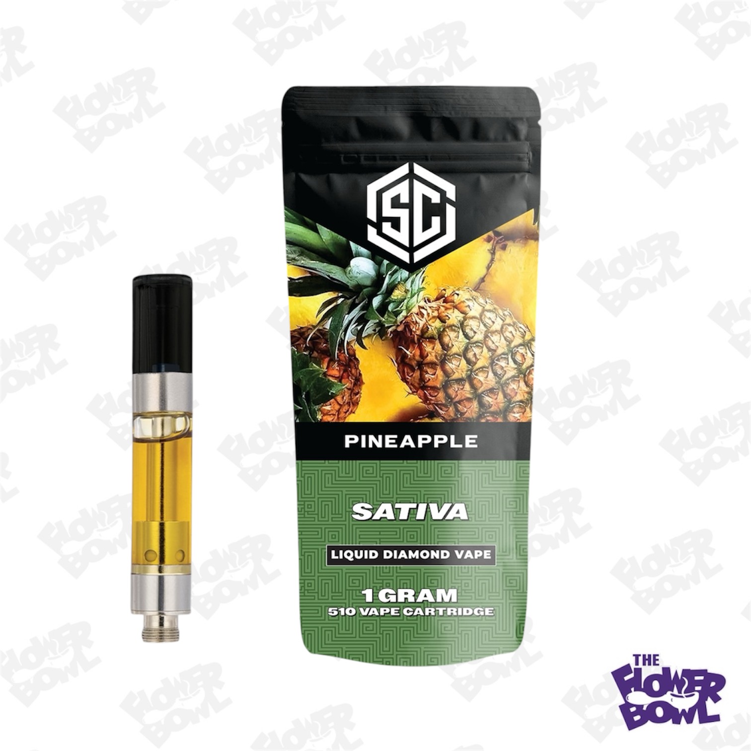 Pineapple 1G Liquid Diamond Cart