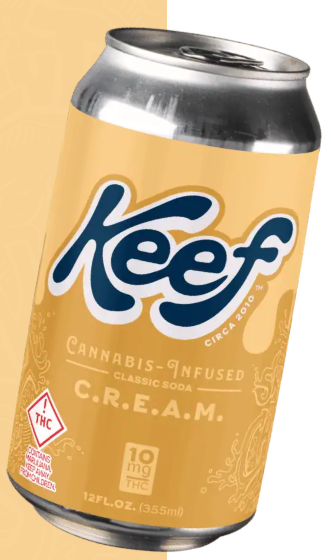 Keef - Cream Soda - 100mg Infused Soda