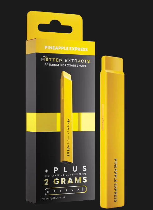 Disposable Plus | Pineapple Express | 2g | Mitten Extracts