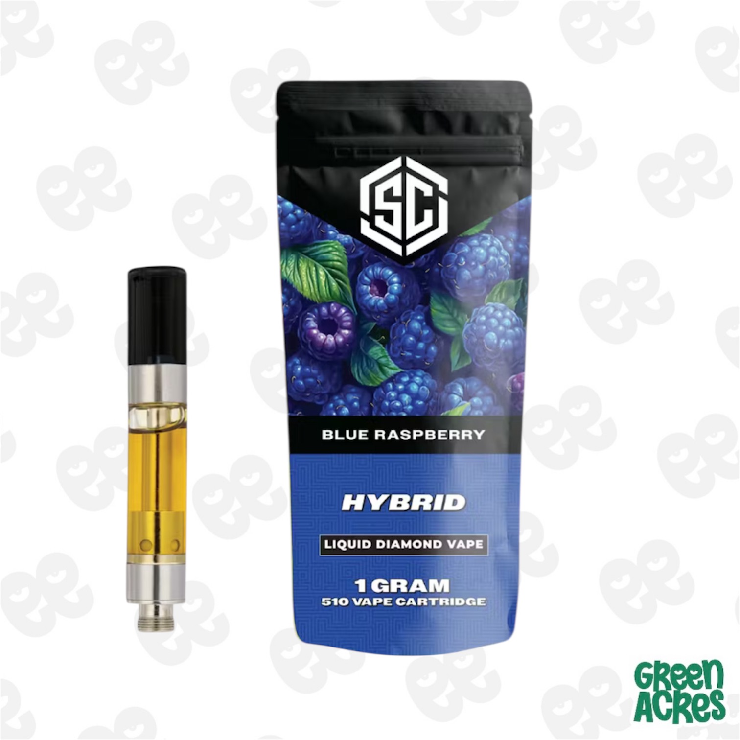 The SC: Blue Raspberry 1G Liquid Diamond Cart