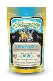 Gummies | 10pk | Painkiller | Coconut, Pineapple and Nutmeg | Relief | Fast Acting | Vegan | 100mg THC : 50mg CBC : 50mg CBG