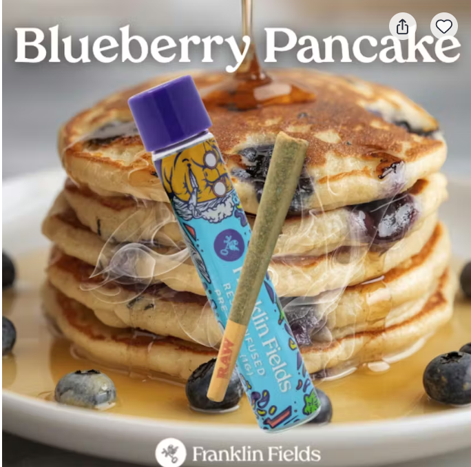Blueberry Pancake | Resin Infused Pre-roll | 1g | Sativa