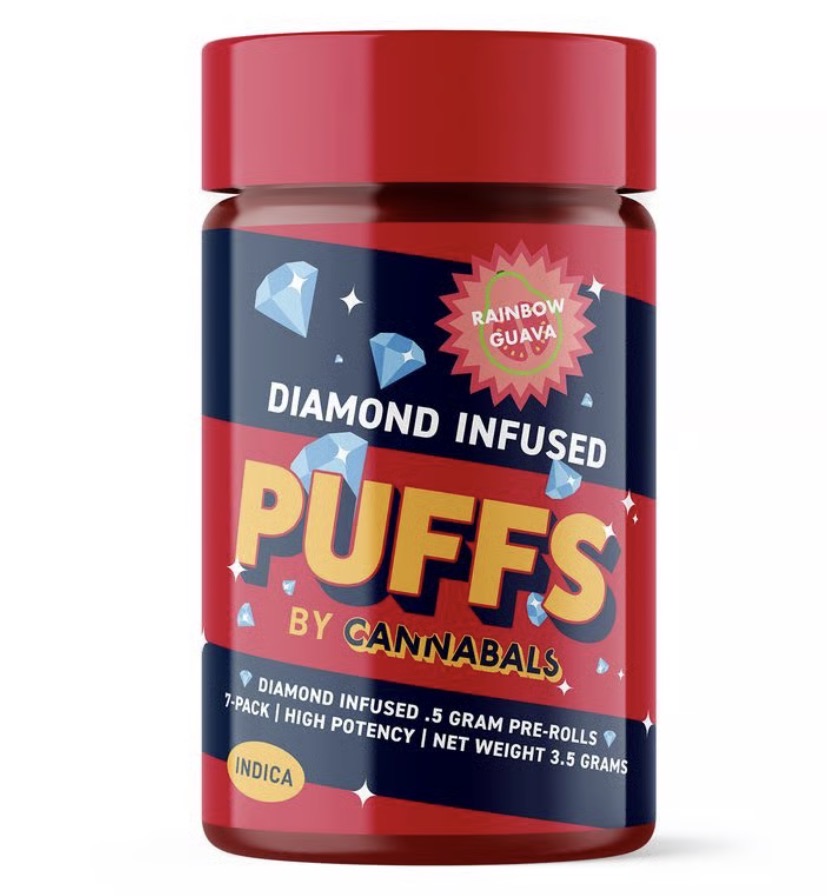 Rainbow Guava Diamond Infused Pre-Rolls 7pk