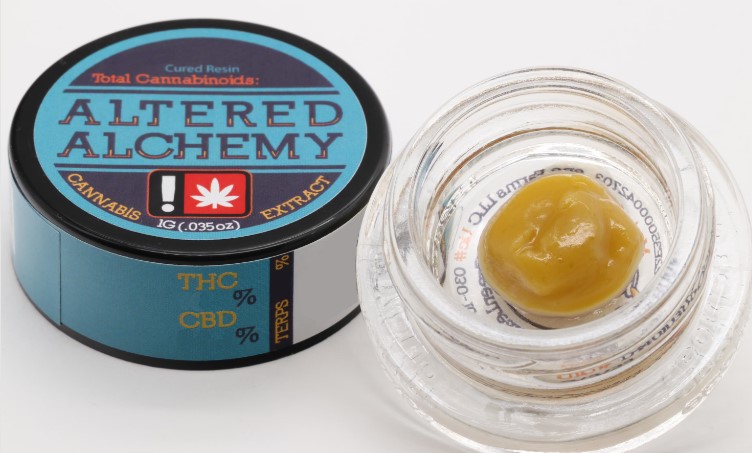 Blue Flame - Cured Resin - Altered Alchemy