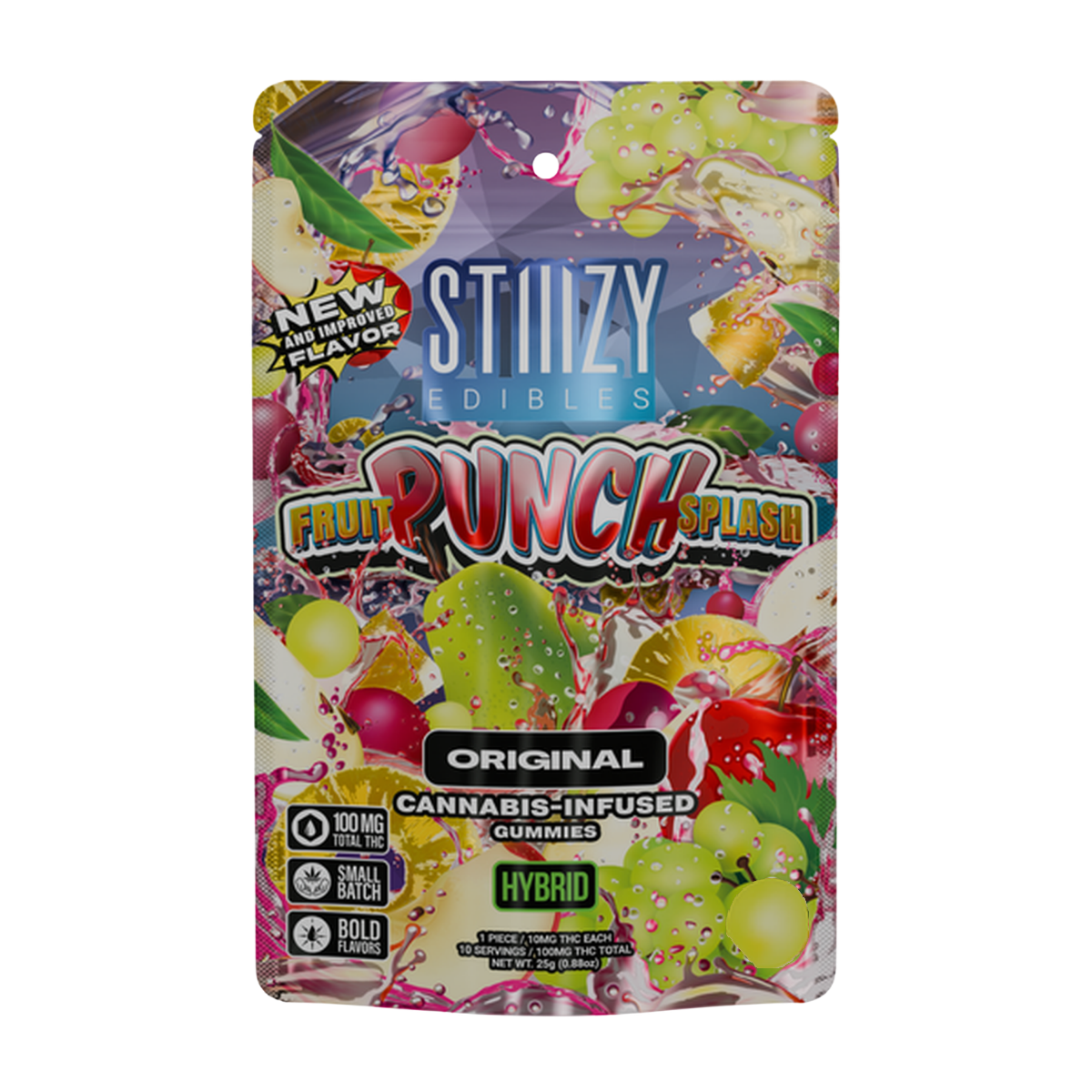 Stiiizy | Fruit Punch Splash | Hybrid Gummies 10PK