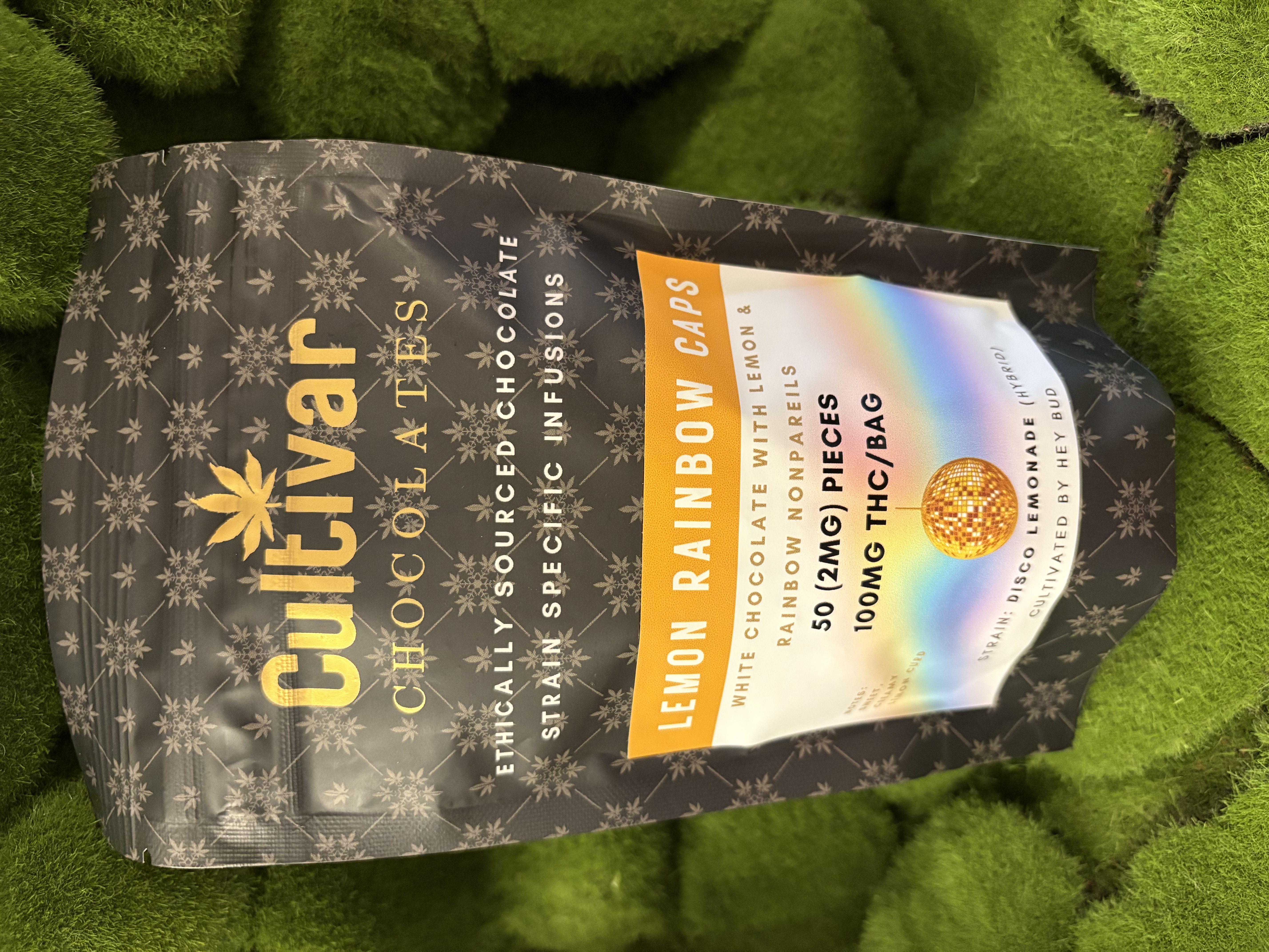 Edible White Chocolate Lemon Rainbow