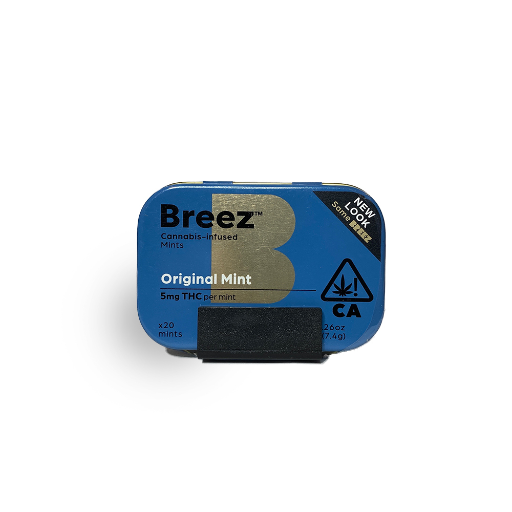 Breez Original Mint Tins - 100 MG THC