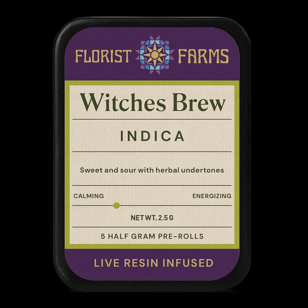 Florist Farms - Witches Brew Infused Preroll 5pk - 2.5g
