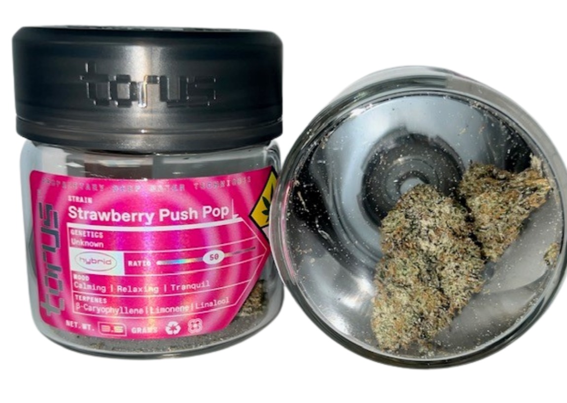Torus Strawberry Push Pop (Hybrid) 3.5g