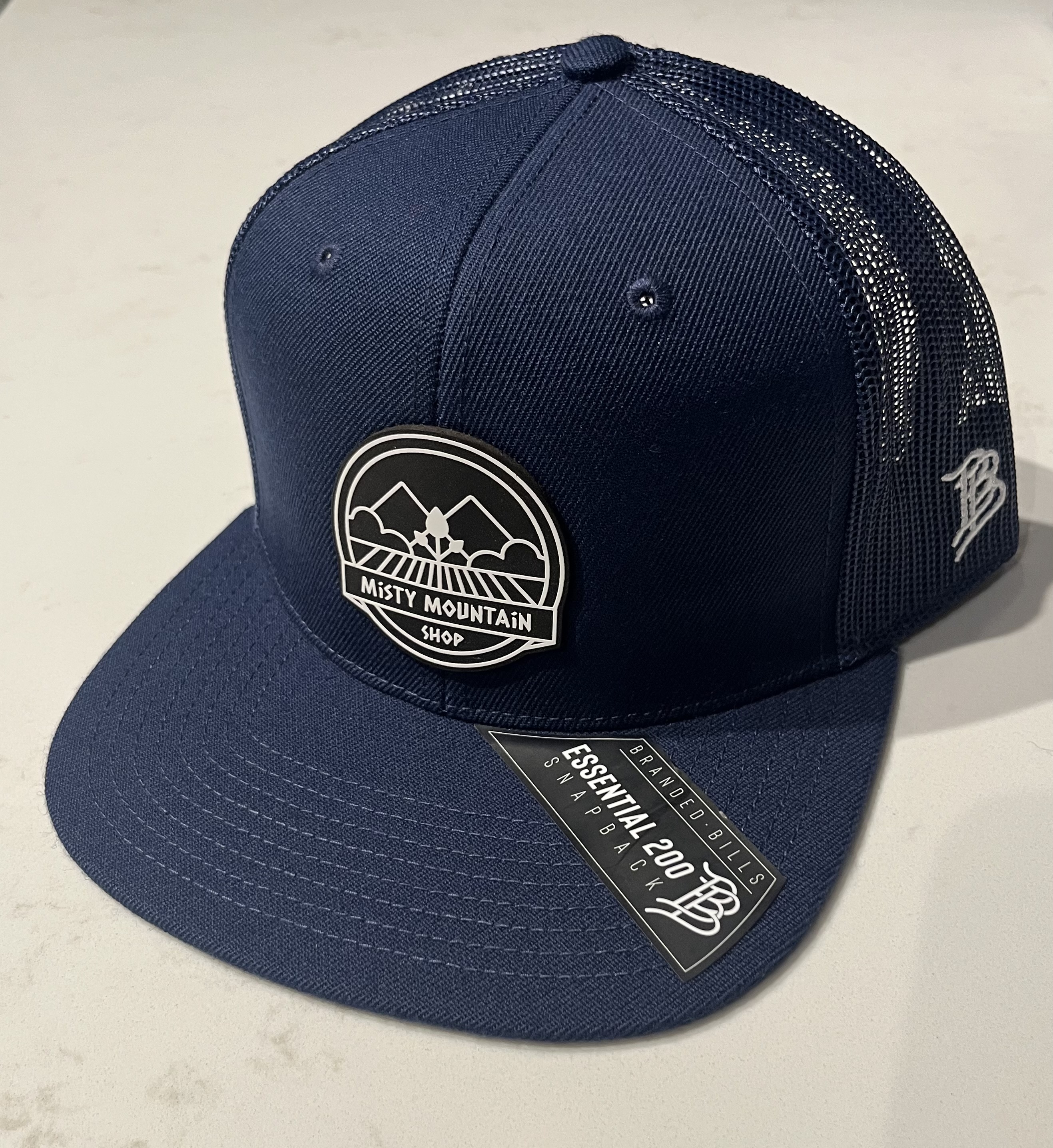Flat Brim Trucker Navy