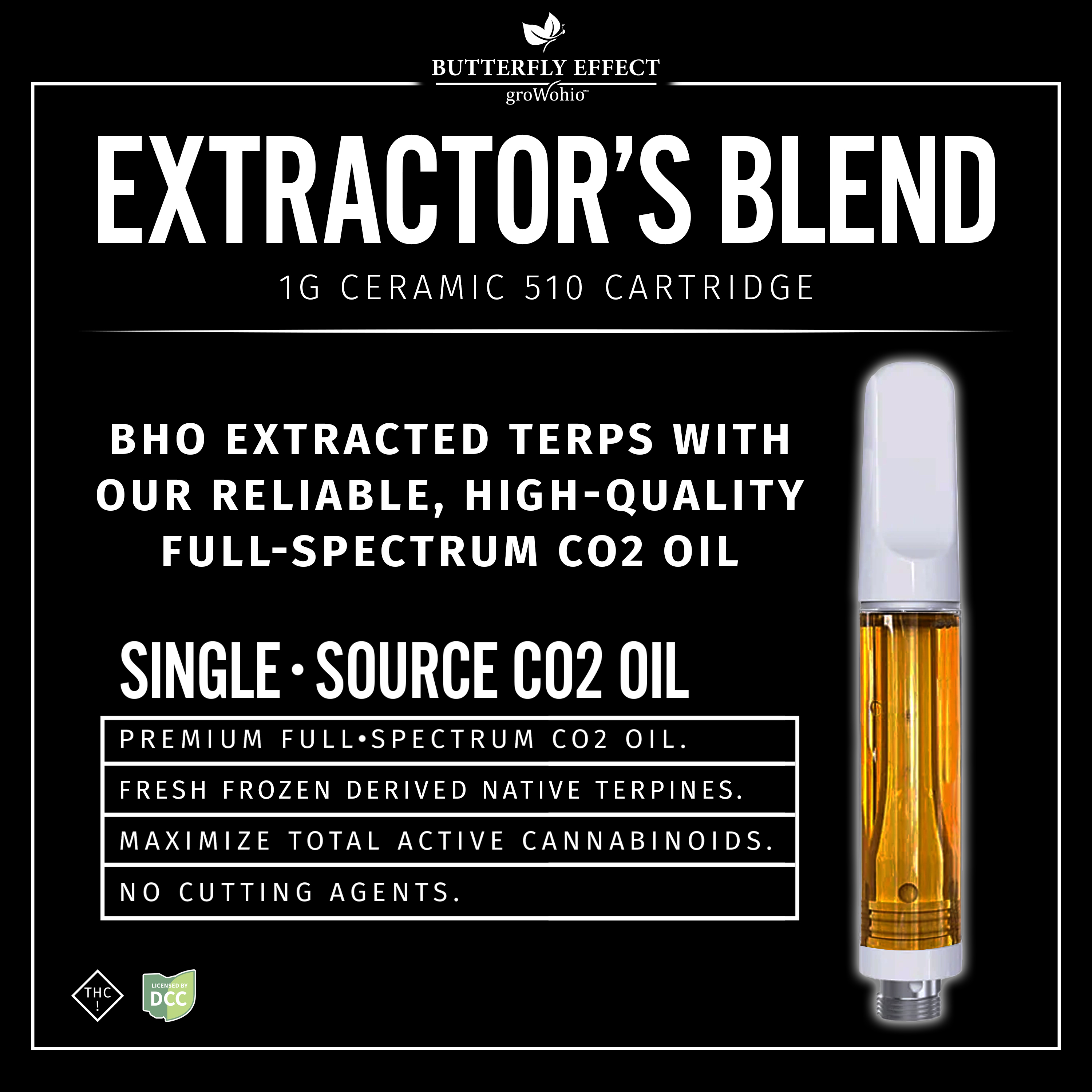 Butterfly Effect | Humboldt Dream | 1g CO2 Cartridge