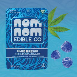 Nom Nom - 200MG Fruit Chews - Blue Dream
