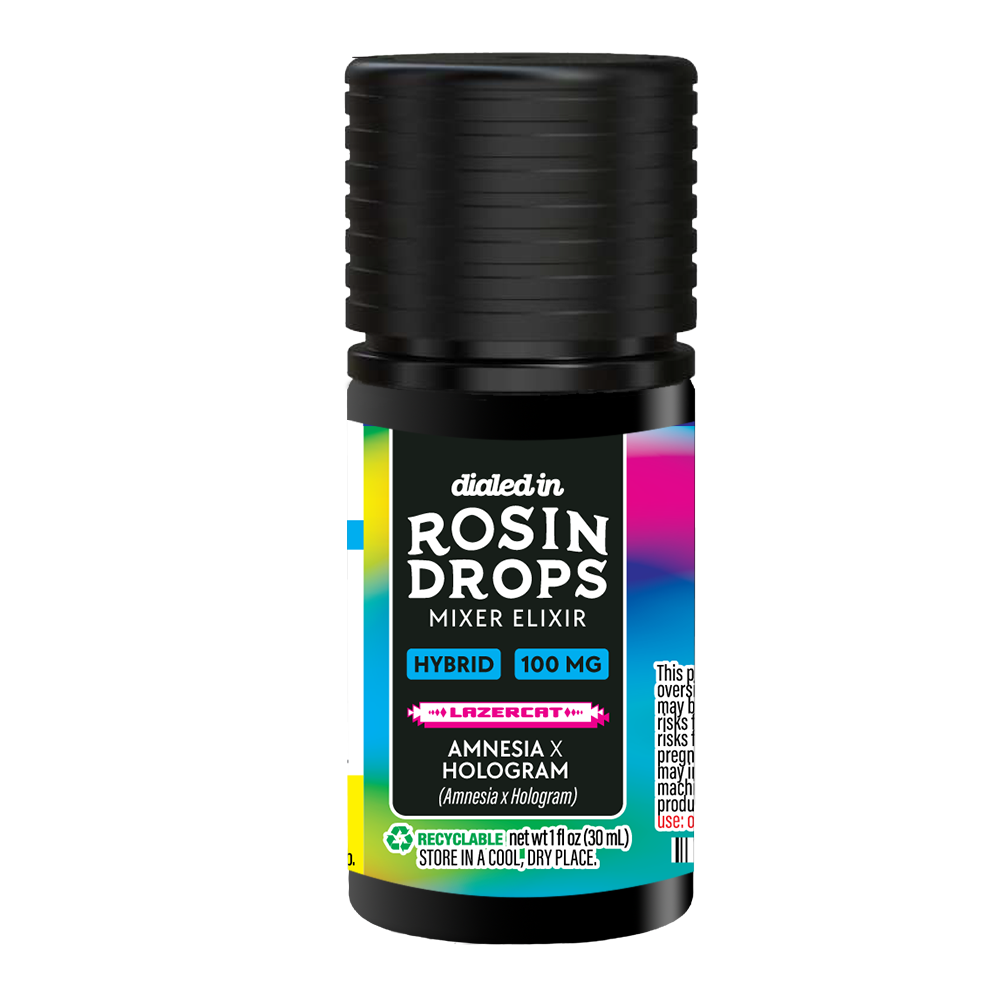 Dialed In | 100mg Rosin Drops | Amnesia x Hologram (H)