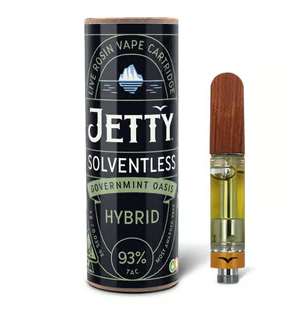 Jetty Governmint Oasis Hybrid OCAL Solventless Cartridge