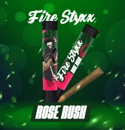 Fire Styxx - Infused Pre-roll 1g - Rose Rush