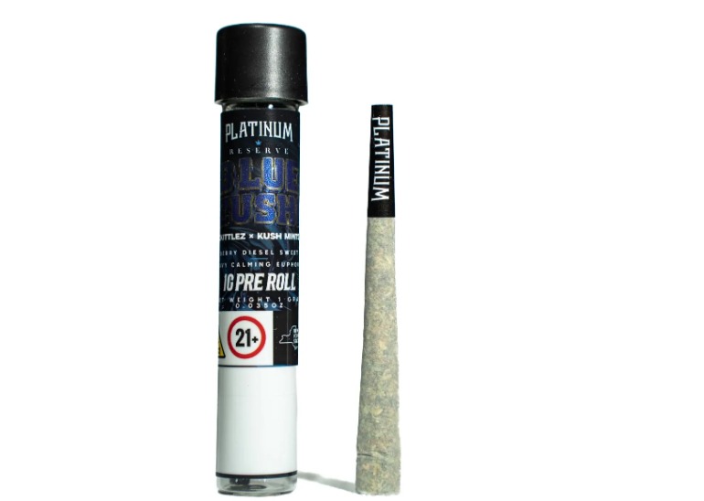 Platinum Reserve - Blue Zushi Preroll - 1g