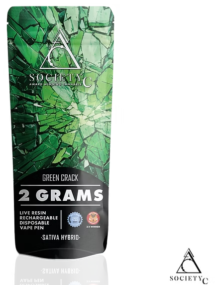 Society C - Green Crack - Live Resin Disposable