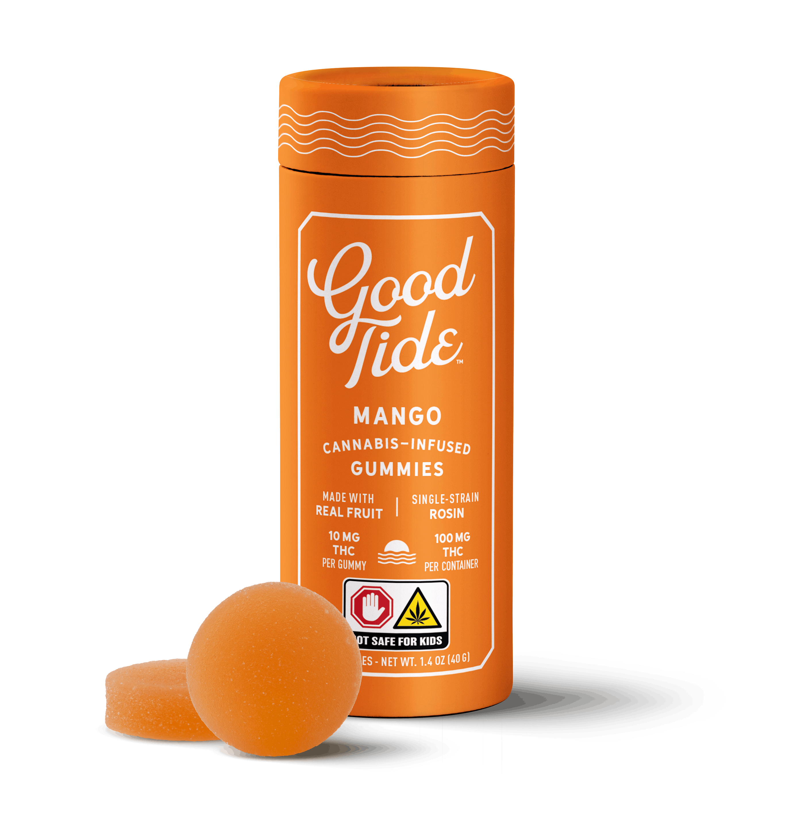 Mango | Good Tide | 100mg Live Rosin Gummies