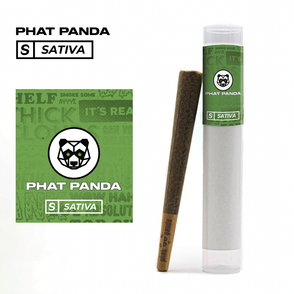 Phat Panda- Preroll Jack Herer Sativa 1g
