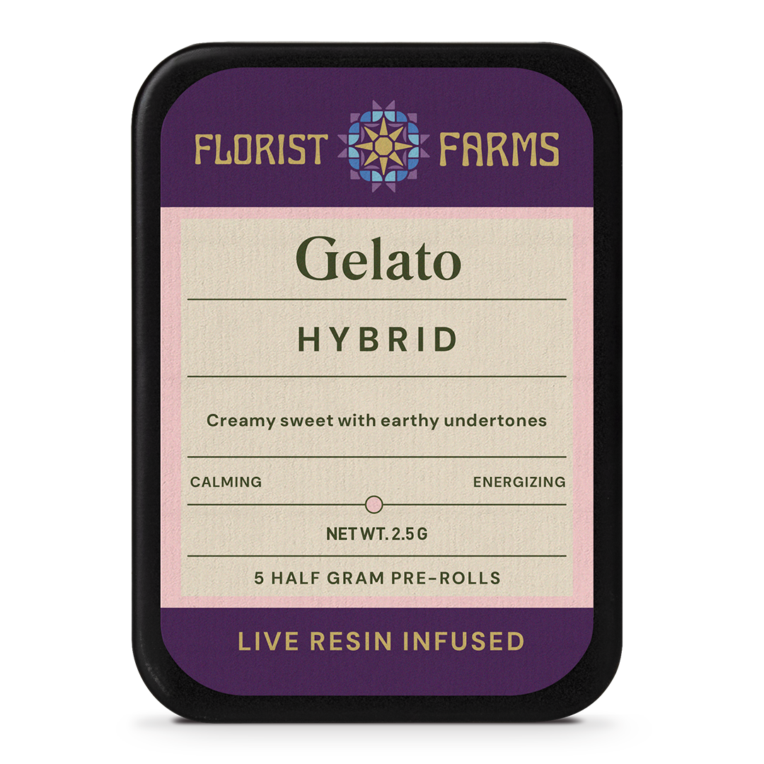 Infused Live Resin Gelato | Half Gram Pre-Rolls | 5pk