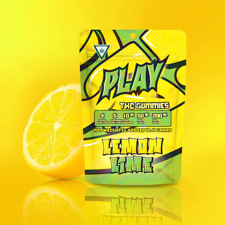 Play | Lemon Lime | 200mg | Single Gummy