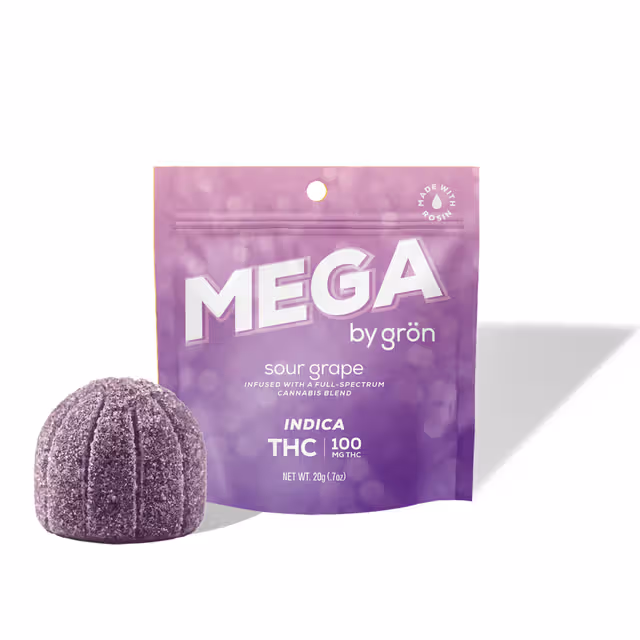 Sour Grape | Mega Gummy | 1pk | 100mg