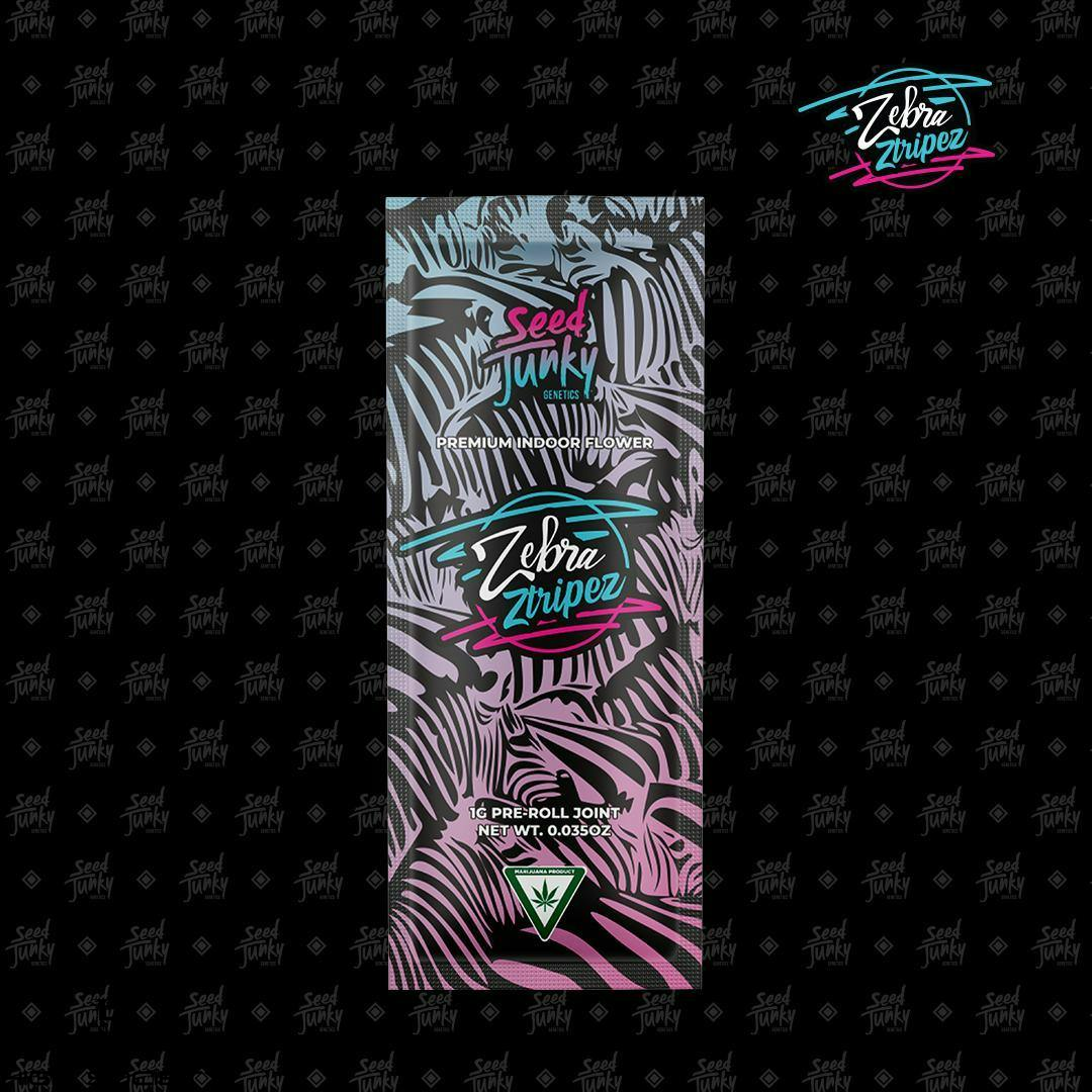 Seed Junky Pre-Roll | Zebra Ztripez