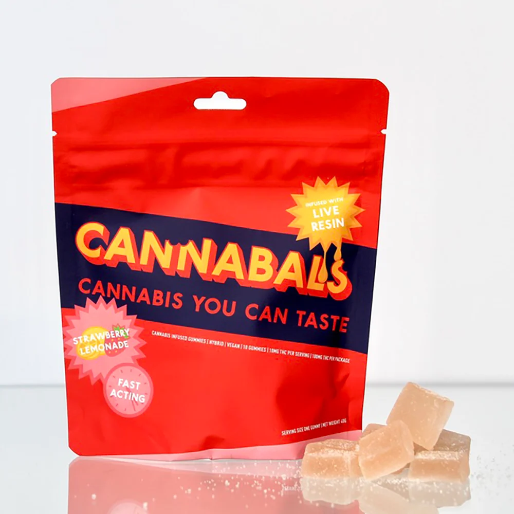 Cannabals - Strawberry Lemonade Fast Acting Live Resin Gummies 10pk - 100mg