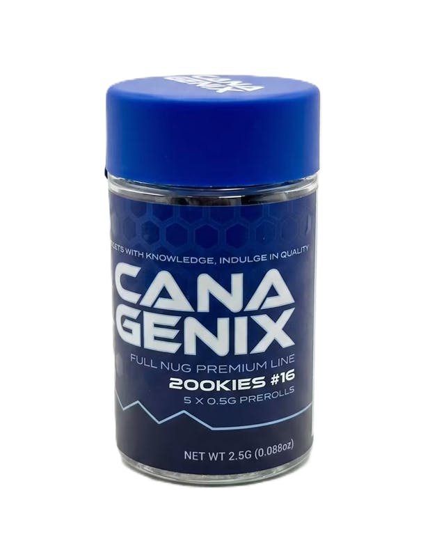 Canagenix | Zookies #18 | 0.5g Prerolls | 5pk | 2.5g