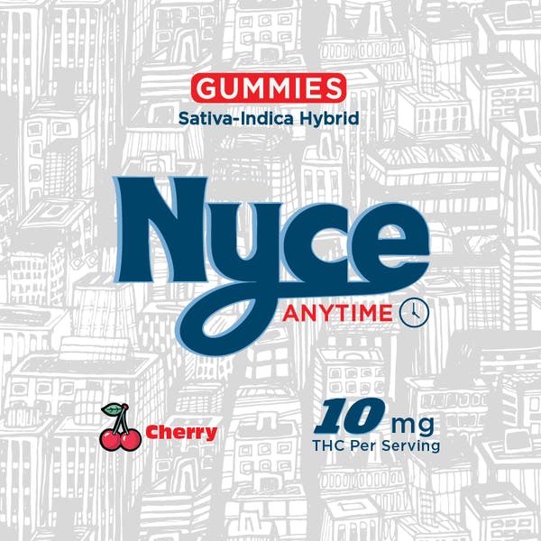 NYCE - Cherry Gummies 10pk - 100mg
