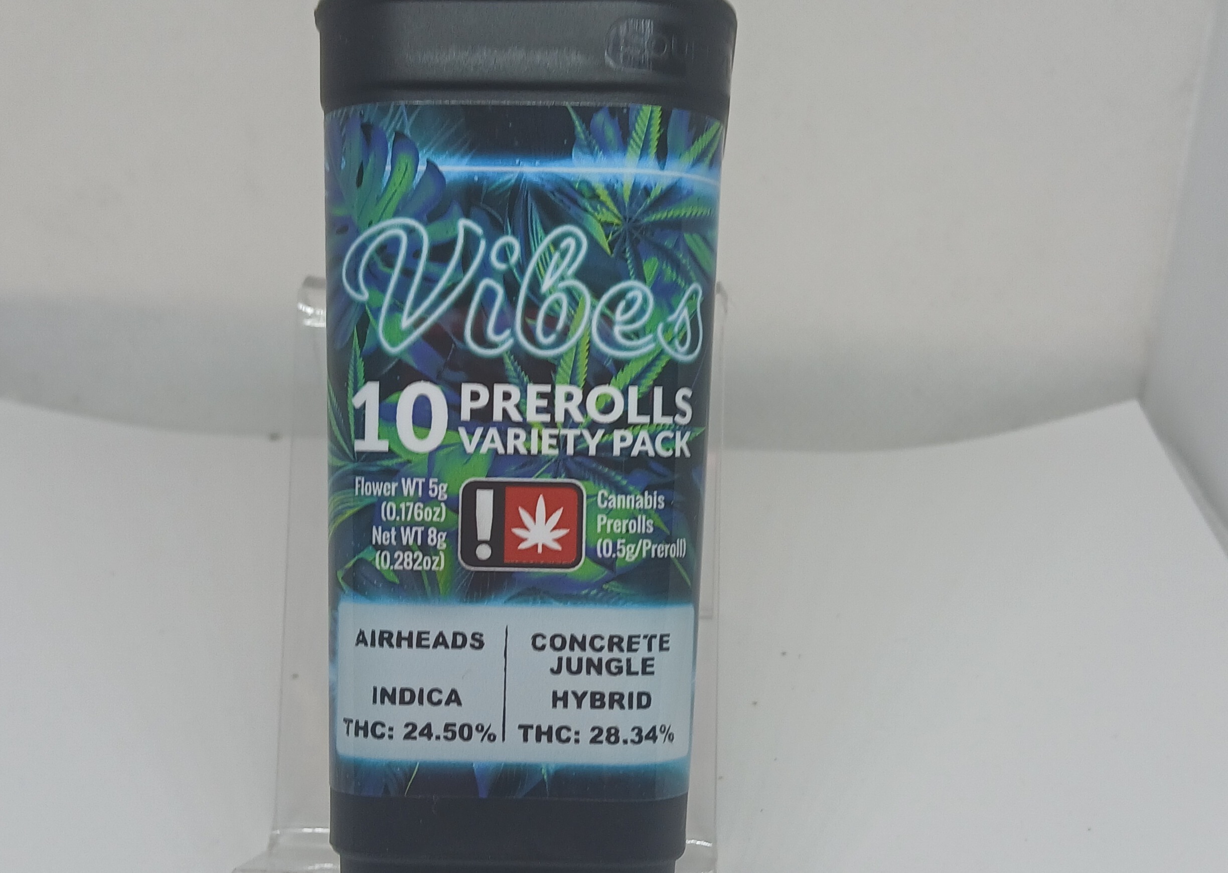 PREROLL - 10 PACK - INDICA / HYBRID - AIRHEADS & CONCRETE JUNGLE
