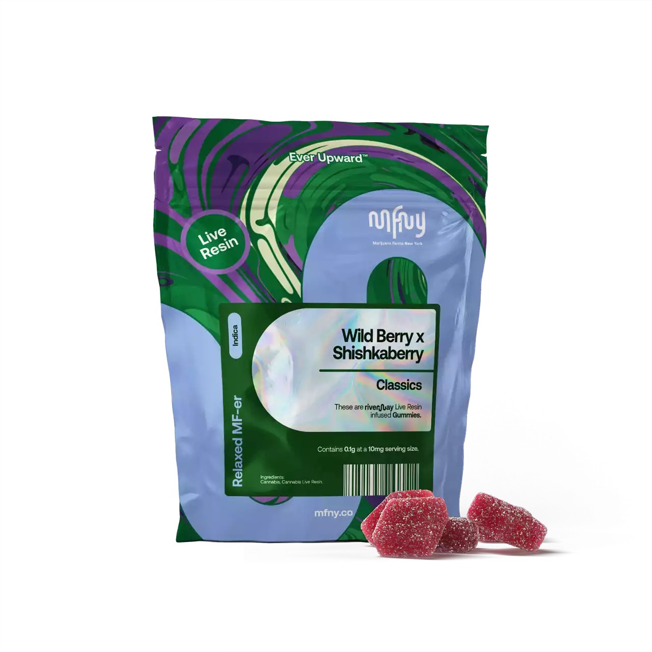 MFNY | Wild Berry x Shishkaberry Live Resin Gummies 10pk | 100mg