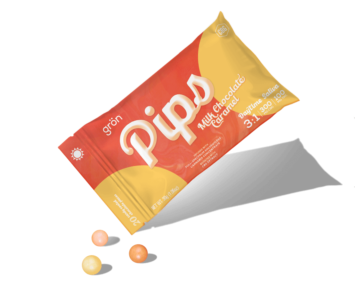 Gron | Pips | 3:1 CBG:THC | Chocolate Caramel