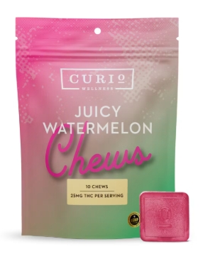 CURIO - CHEWS - 250MG - 10PK - JUICY WATERMELON