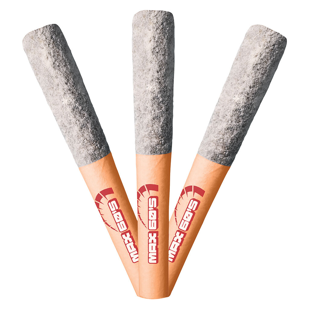 Max 60's Triple Diamond Infused Pre-Roll - Blood Orange | 3x0.45g