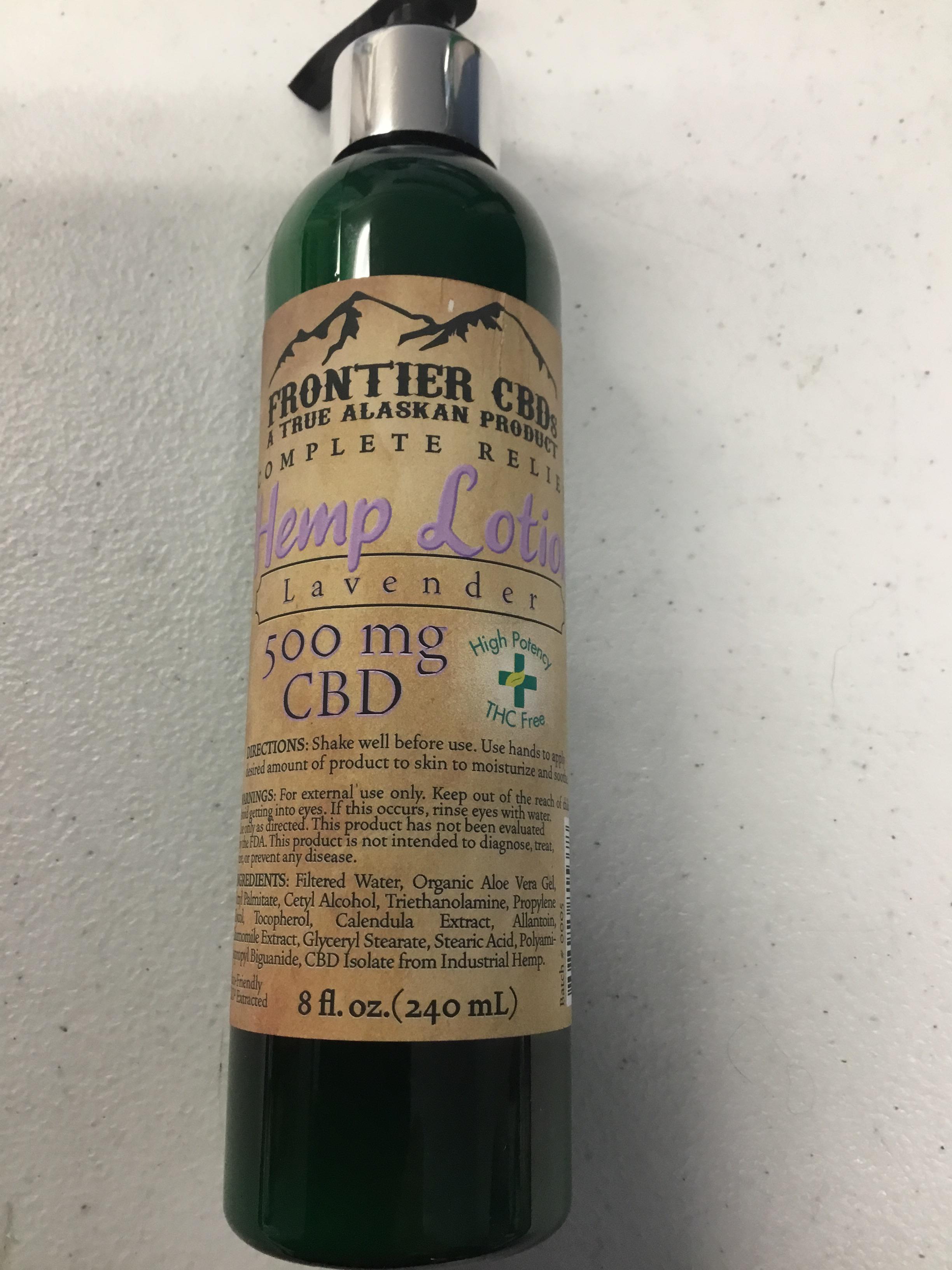 CBD Hemp Lotion - Lavender