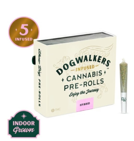 Dogwalkers - Afternoon Delight #4 - Infused Pre Rolls- 5pk/2.25g