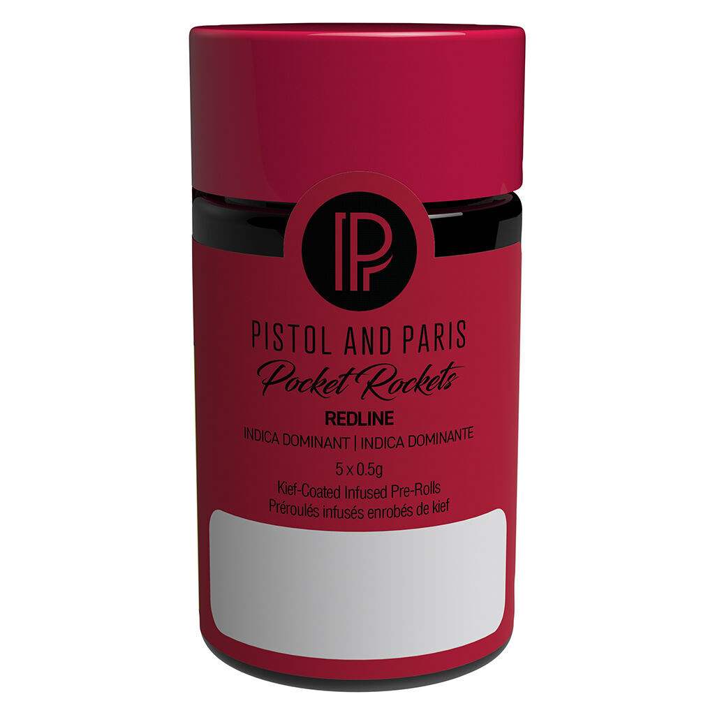 Pocket Rockets Redline Infused Pre-Roll | 5x0.5g