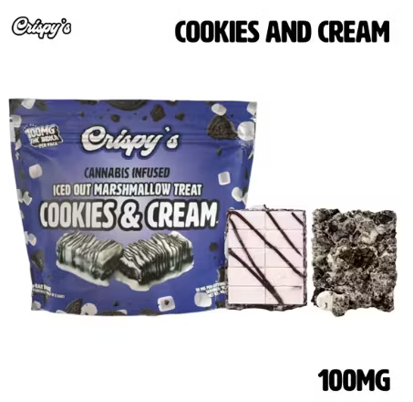 Cookies Cream Bar Iced Out Marshmallow Treat