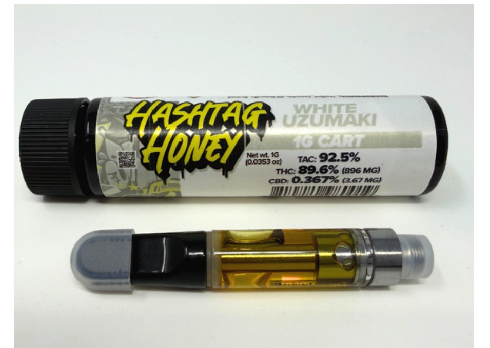 Hashtag Honey | White Uzumaki Vape Cart