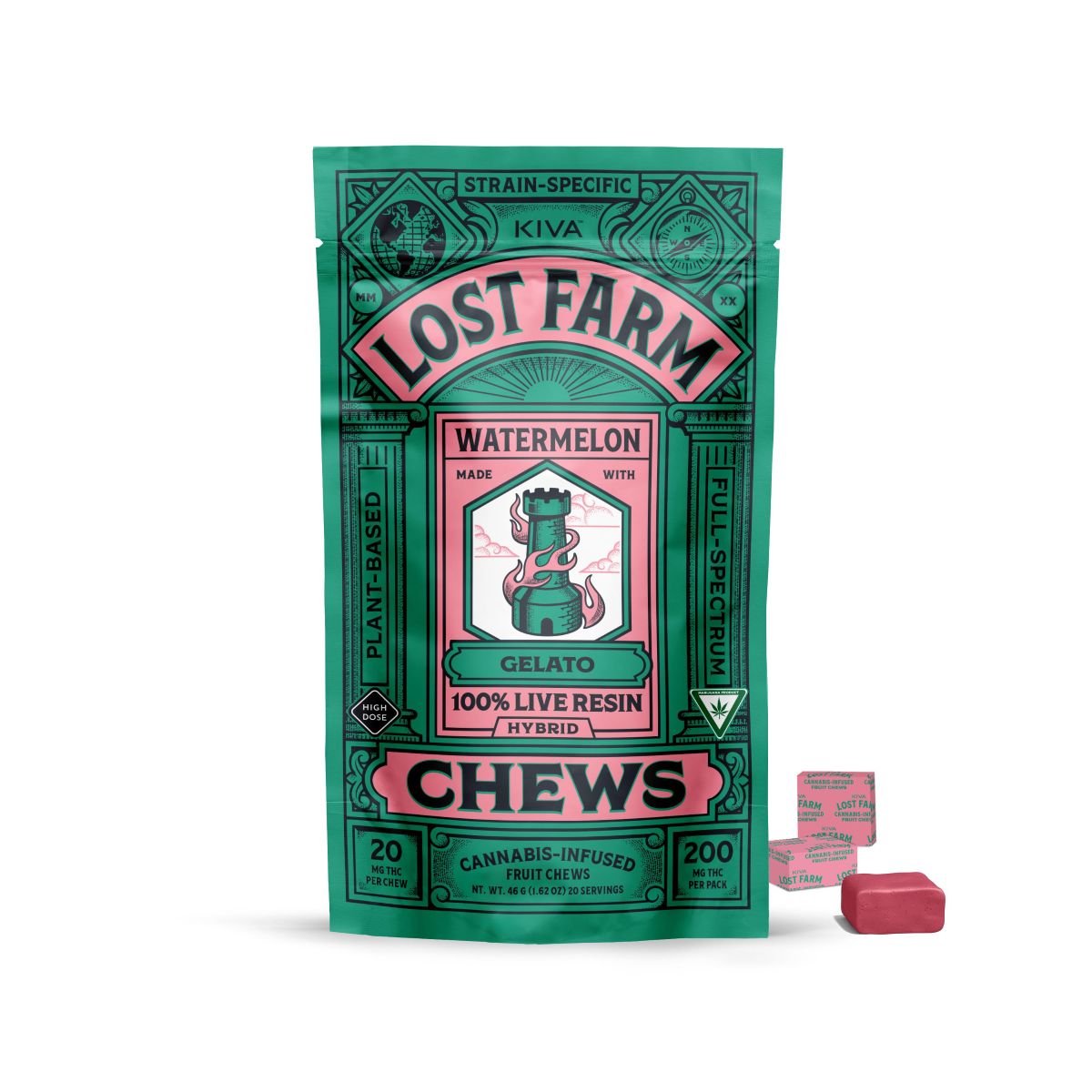 LIVE RESIN CHEWS - WATERMELON 200MG