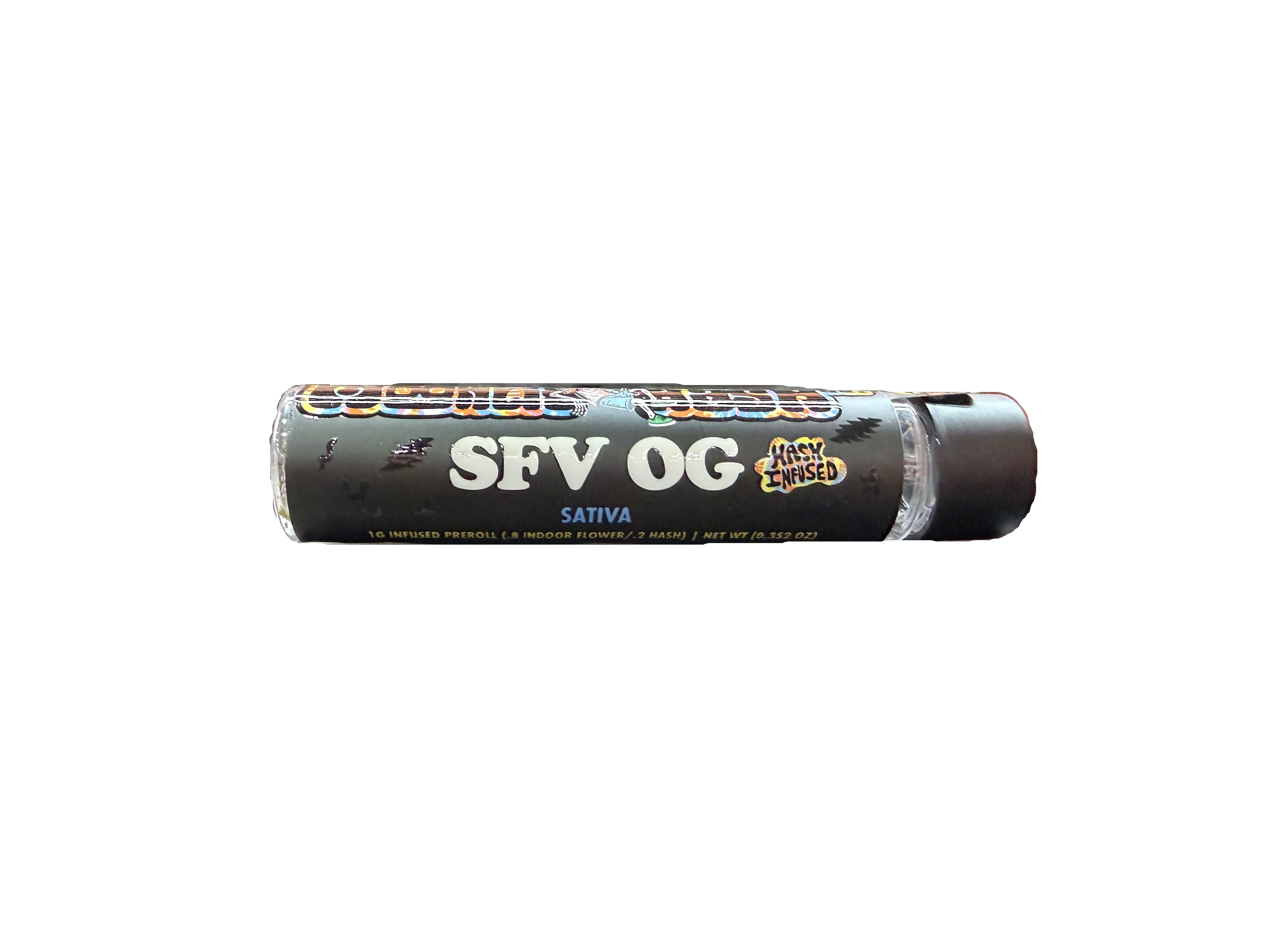Moonlit Hash Co - SFV OG Hash Infused Preroll - 1g