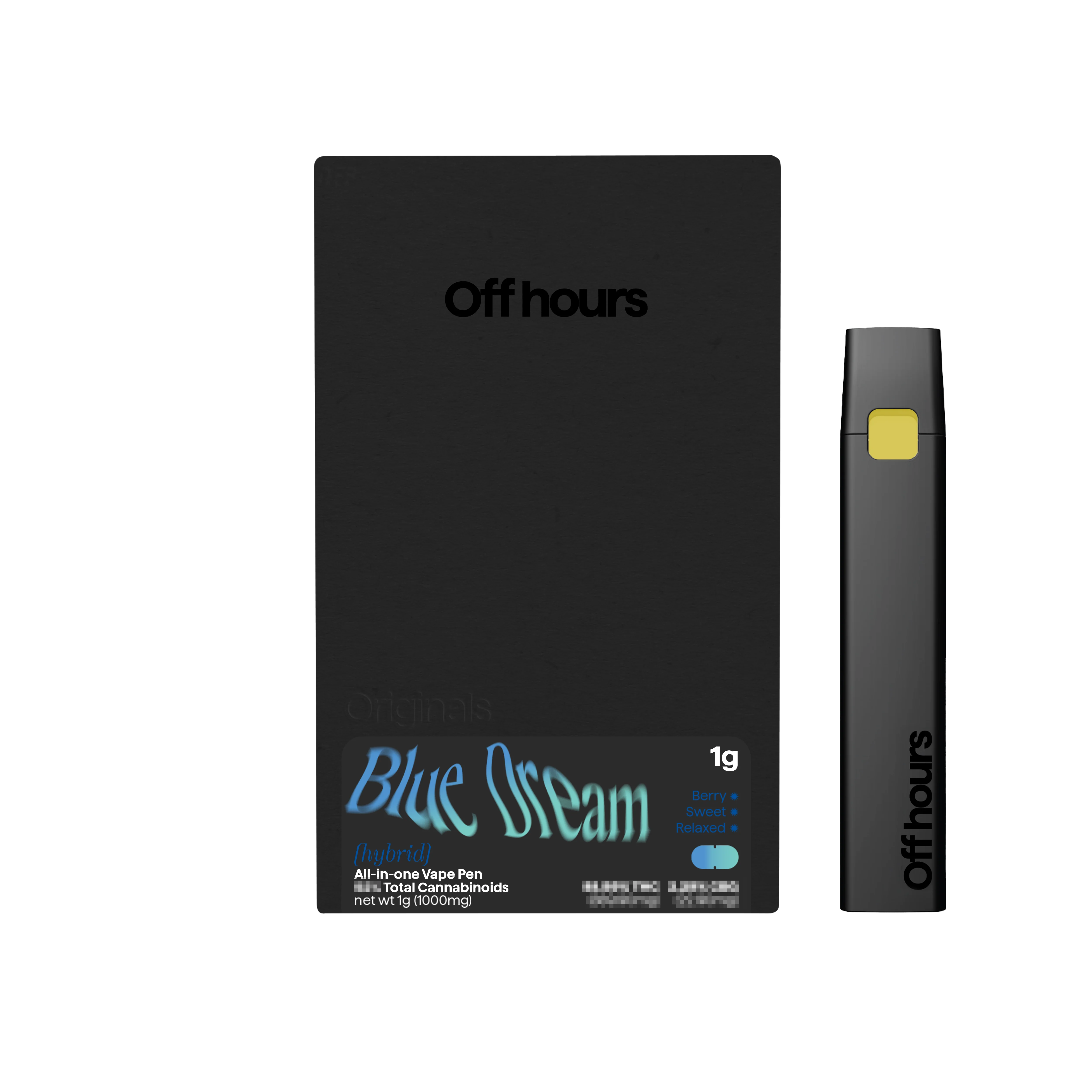 Off Hours All-in-one Vape Pen - Off hours Blue Dream