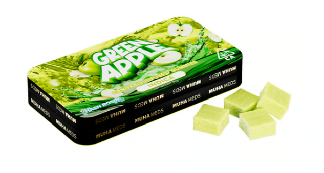 GREEN APPLE 10 PK (10MG/100MG) HASH ROSIN GUMMIES [I]