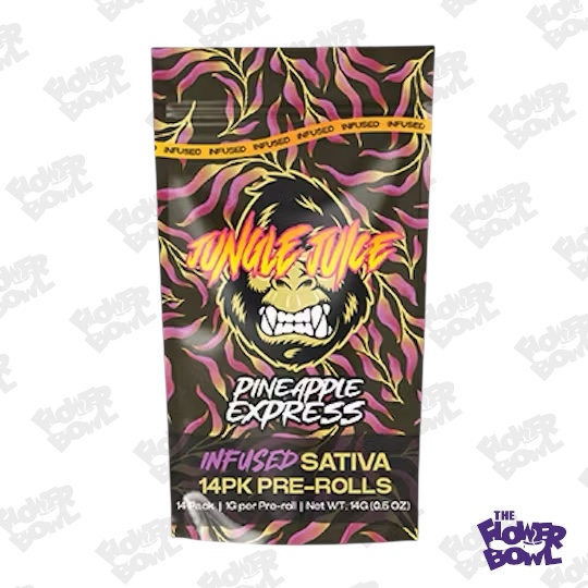 Jungle Juice: Pineapple Express (S) Infused 14-Pack Prerolls