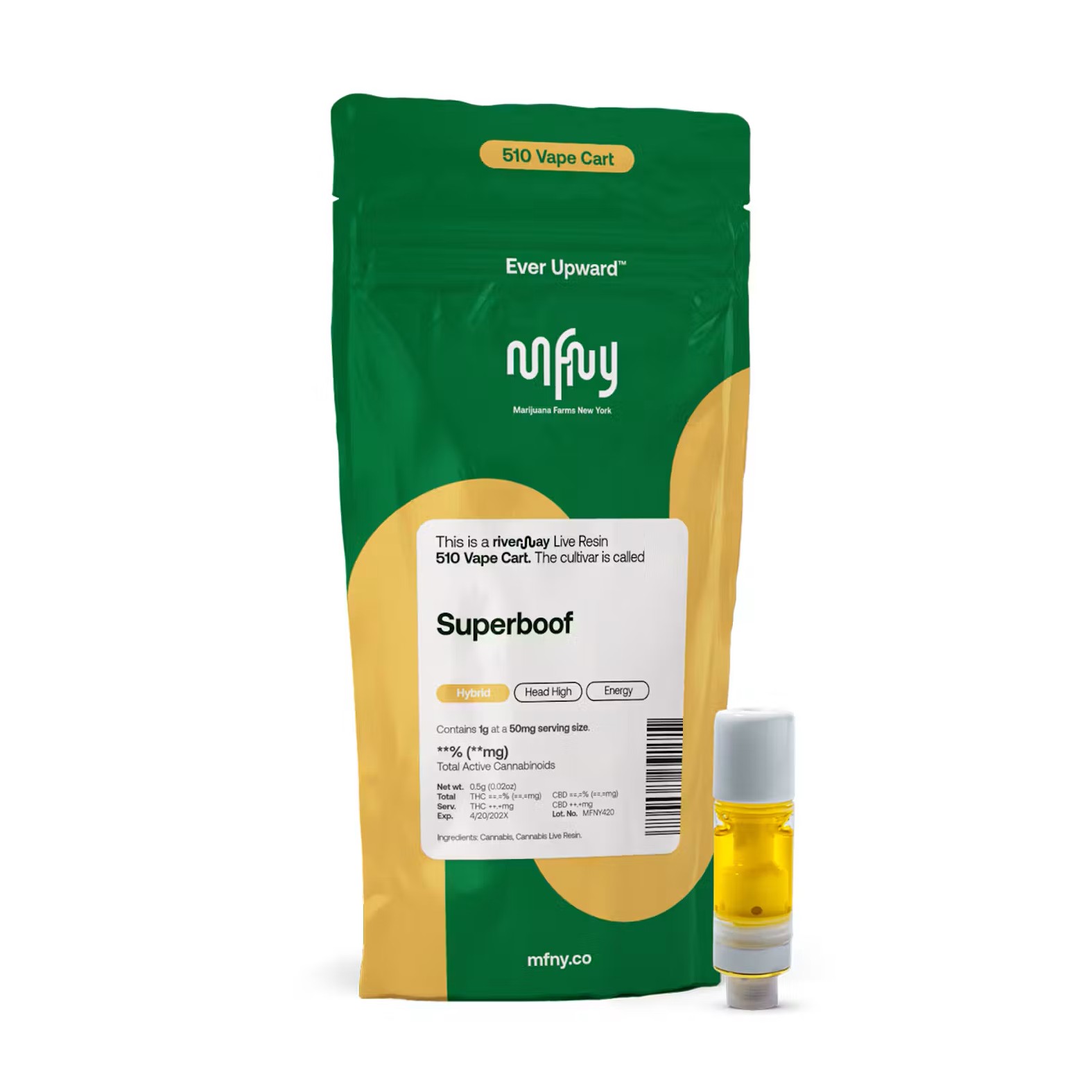 MFNY | Superboof | Hybrid | Live Resin Cart | 1g