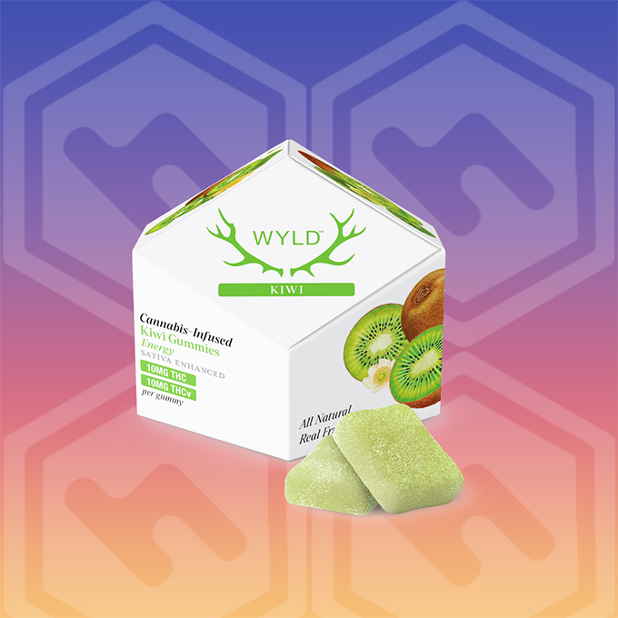 Kiwi 1:1 THCv + Sativa Enhanced Gummies