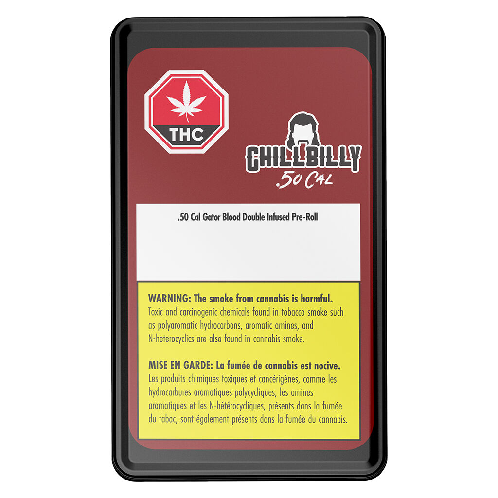 50 Cal Gator Blood Double Infused Pre-Roll | 1x2g